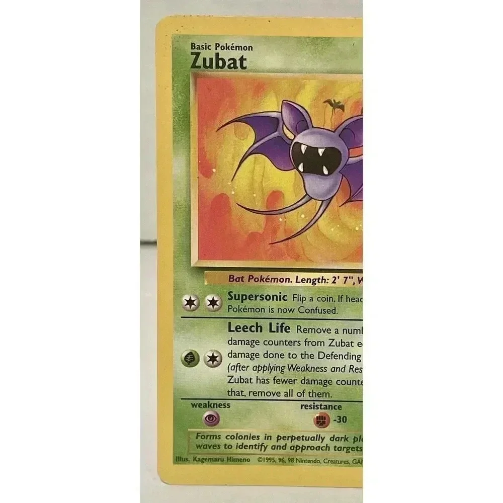 Pokémon Zubat‎ 57/62 Fossil Unlimited LP